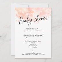 Elegant Blush Pink Baby shower