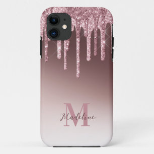 Elegant Blush Pink Glitter iPhone 11 Case