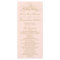 Elegant Blush Pink & Gold Wedding Program Template