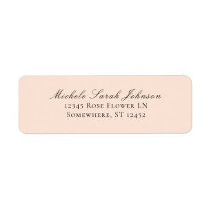 Elegant Blush Pink Pastel Minimalist