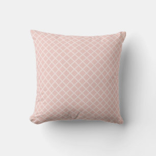 Elegant Blush Pink Template Modern Design Square Throw Pillow