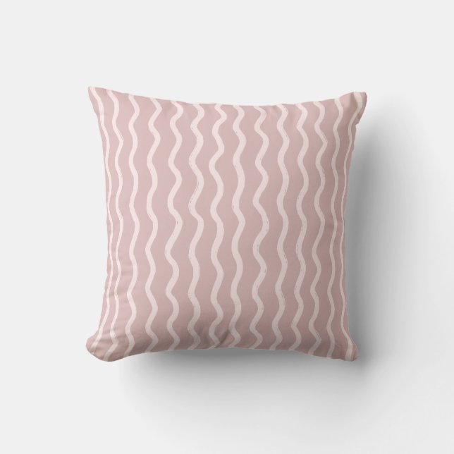Elegant Blush Pink  Throw Pillow (Front)