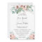 Elegant Blush Poppy Rose Floral Greenery Wedding