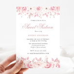 Elegant Blush Watercolor Floral Roses Sweet 16 Invitation<br><div class="desc">Elegant Blush Watercolor Floral Roses Sweet 16 Invitation

See our store for lots more Wedding Invitations and matching items.</div>