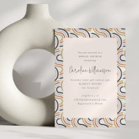 Elegant Bohemian Neutral Geometric Bridal Shower