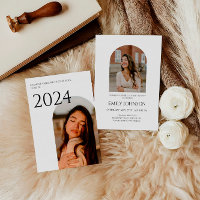 Elegant Boho Arch Graduation