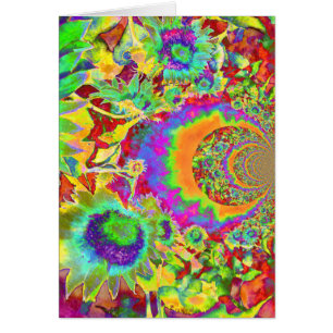 Elegant boho bohemian retro sunflowers 