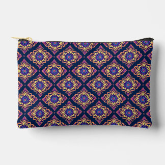 Elegant Boho Chic Floral Pattern Accessory Pouch