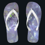 Elegant boho dusty light purple florals flowers  flip flops<br><div class="desc">Step into a world of timeless romance with our Dusty purple Floral Collection, where shades of periwinkle, lavender and violet, creating a vision of pure elegance. Amidst this enchanting palette, soft purple hydrangeas bloom, their delicate petals whispering tales of love and grace. Let these ethereal blooms infuse your life with...</div>
