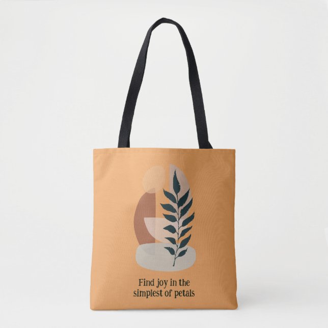 Elegant Boho Floral Bag Nature-inspired Beauty (Front)