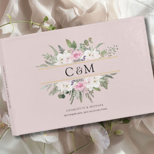 Elegant Boho Floral Guest Book