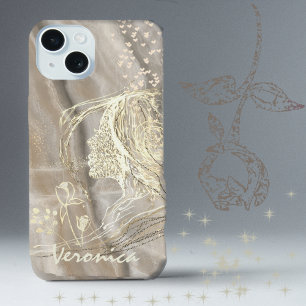 Elegant Boho Marble iPhone 15 Case