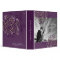 Elegant Boho Purple Spiral Ethnic Wedding Binder