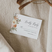Elegant Boho Terracotta Floral Wedding