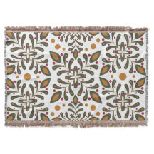 Elegant Boho Throw Blanket