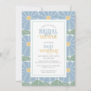 Elegant Boho Wildflower Floral Bridal Shower Invitation