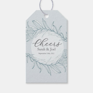 Elegant Boho Wildflower Wedding Gift Tags