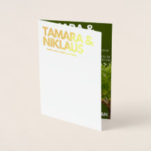 Elegant Bold Forest Green Slavic Photo Wedding