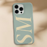 Elegant Bold Initial Monogram iPhone 16 Pro Max Case<br><div class="desc">Elegant Bold Initial Monogram Phone Case. Create your own personalized iPhone Case with custom initial name.</div>