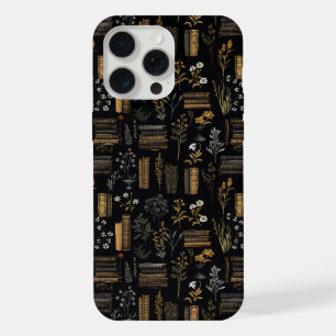 Elegant Book Design - Dark Academia - Vintage Book iPhone 15 Pro Max Case