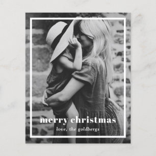 Elegant Border Photo Modern Christmas