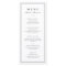 Elegant borders black & white minimalist wedding
