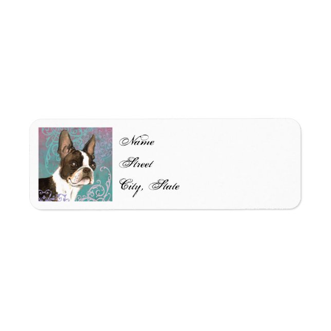 Elegant Boston Terrier (Front)