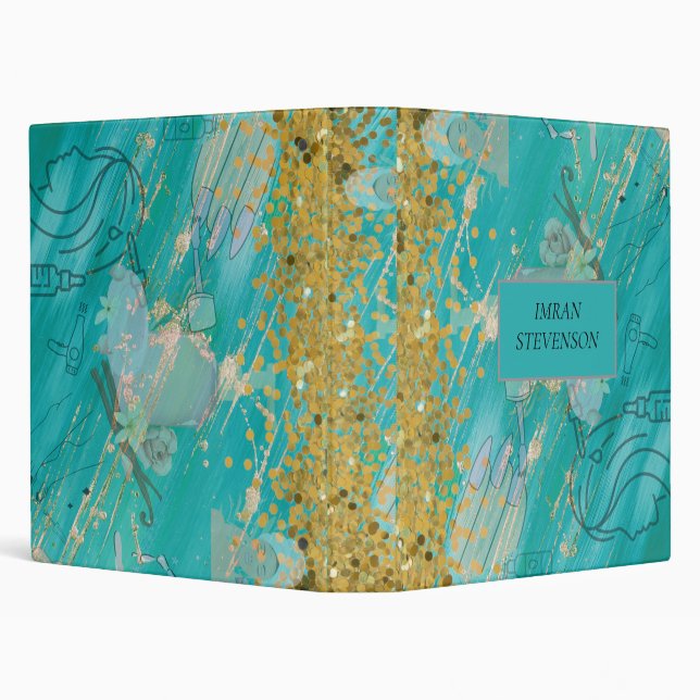 Elegant Botanical Binder (Background)