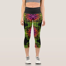 Elegant botanical boho colourful mandala 