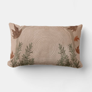 Elegant Botanical Christmas  Lumbar Pillow