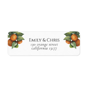 Elegant Botanical Citrus Greenery