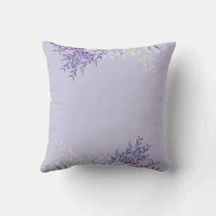Elegant Botanical Design Throw Pillow