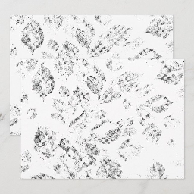Elegant Botanical File Folder Set (Front/Back)