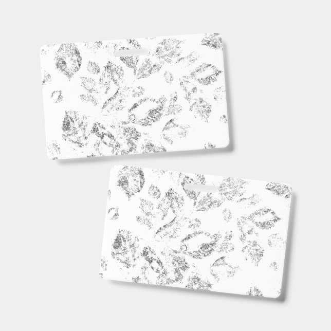 Elegant Botanical File Folder Set Badge (Front & Back)