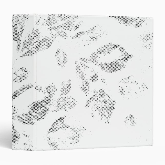 Elegant Botanical File Folder Set Binder (Front/Spine)