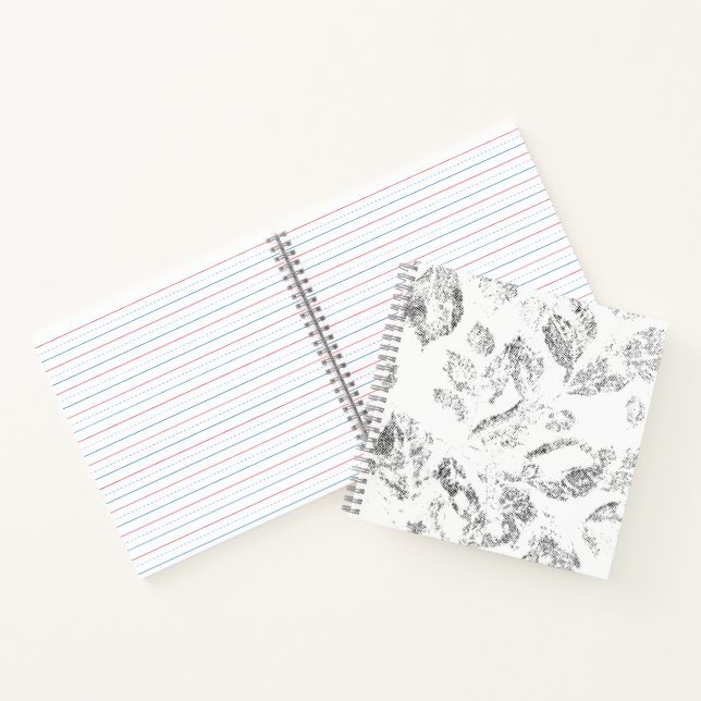 Elegant Botanical File Folder Set Notebook (Inside)