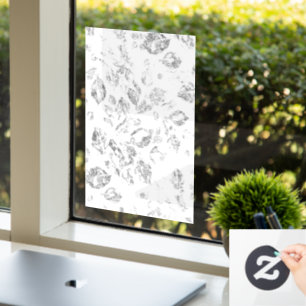 Elegant Botanical File Folder Set Window Cling