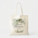 Elegant botanical green eucalyptus gold   tote bag<br><div class="desc">Looking for the perfect accessory for a bridal shower? Look no further than the elegant botanical green eucalyptus gold tote bag. This tote is not only stylish but also practical, making it the ideal gift for a bride-to-be. Its sophisticated design, featuring green eucalyptus leaves on a luxurious gold background, adds...</div>