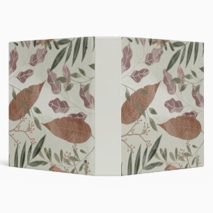 Elegant Botanical Greenery Binder