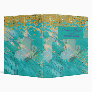 Elegant Botanical Photo Album 3 Ring Binder