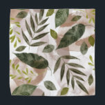 Elegant Botanical Safari Leaves Bandana<br><div class="desc">Elegant tropical greenery</div>