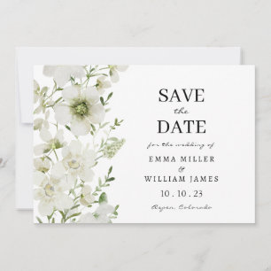 Elegant Botanical Save The Date