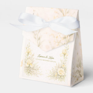 Elegant Botanical Wedding Favor Box