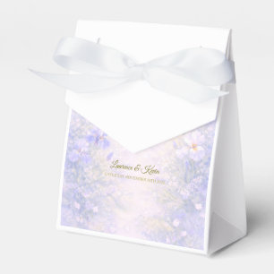 Elegant Botanical Wedding Favor Box