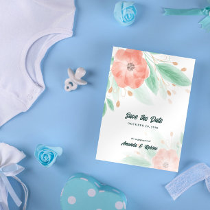 Elegant Botanical Wedding Invitation