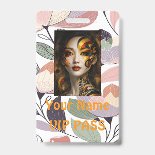 Elegant Botnical classic VIP PASS, Badge