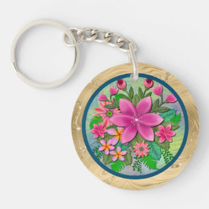 Élégant bouquet de fleurs botaniques à l'aquarelle