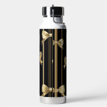 Elegant Bow Ceramic Thermos"
