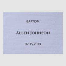 Elegant boy baptism