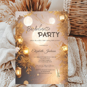 Elegant Branches Rustic Lantern Invitation